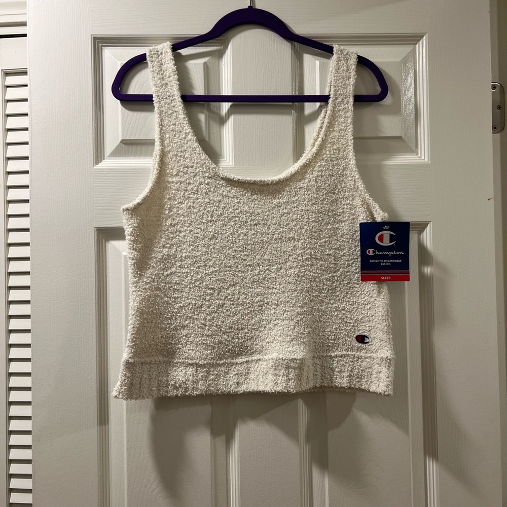 NWT CHAMPION soft cozy chenille sleep tank